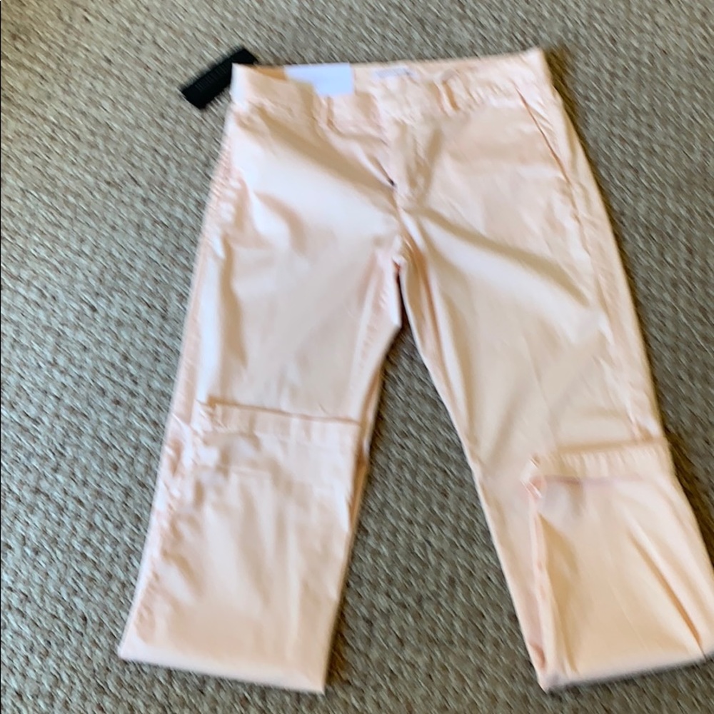 Peach colored Banana Republic chinos